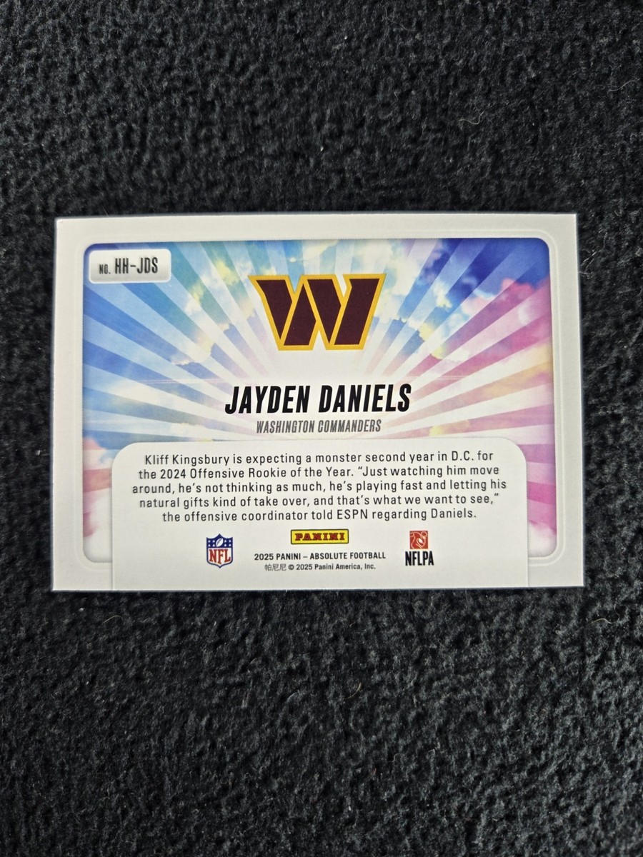Jayden Daniels 2025 Panini Absolute Hog Heaven #HH-JDS Washington