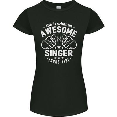 This Is What an Awesome Sänger Looks Like Damen Petite Schnitt T-Shirt