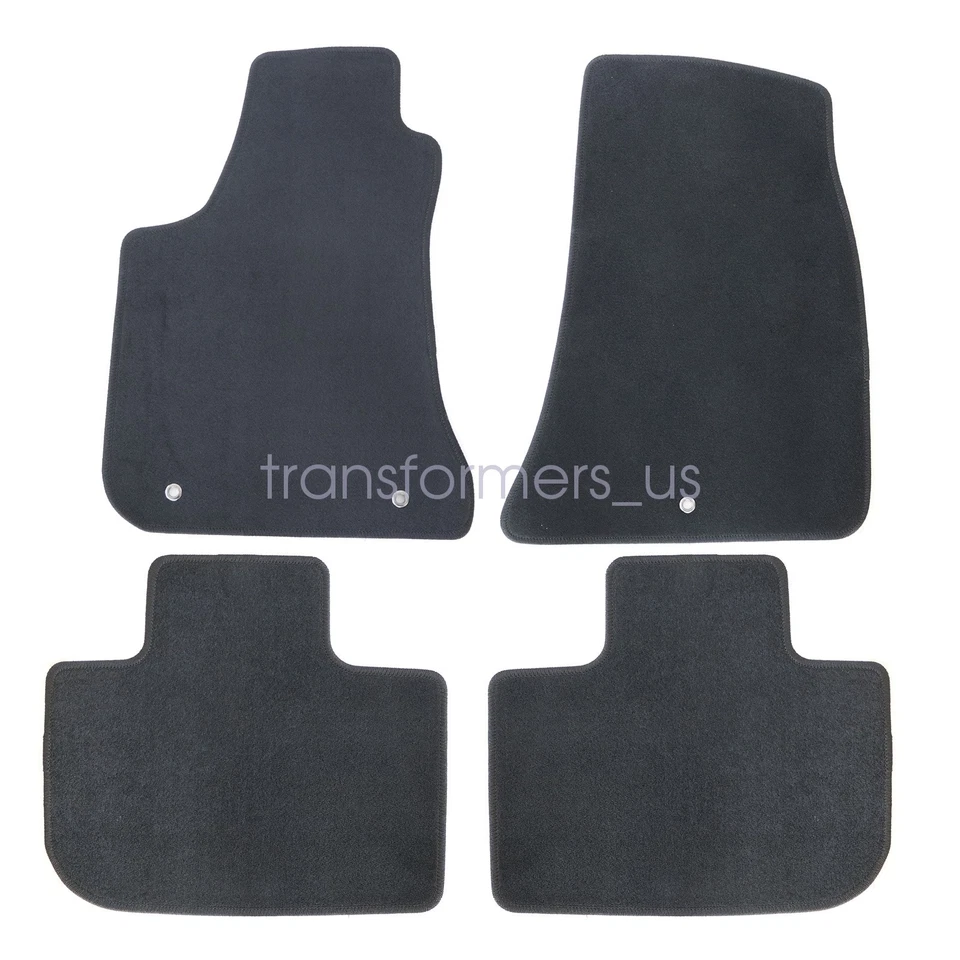 For 2015 2016 2017-2023 Dodge Challenger Front Rear Floor Mats Carpet Black New - Image 3 of 4
