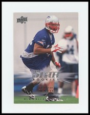2008 Upper Deck #250 Jerod Mayo Star Rookie Football Card. rookie card picture