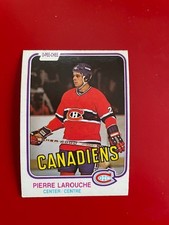 1981-82 O-Pee-Chee OPC #187 Pierre Larouche - Montreal Canadiens NRMT