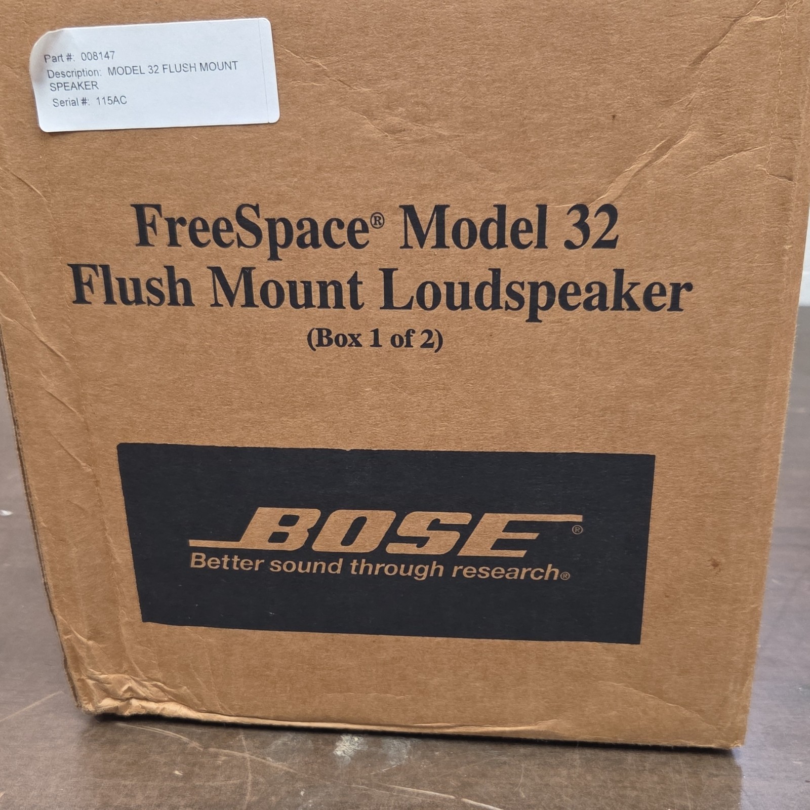 Bose FreeSpace Model 32 Flush Mount Loudspeaker White 292158