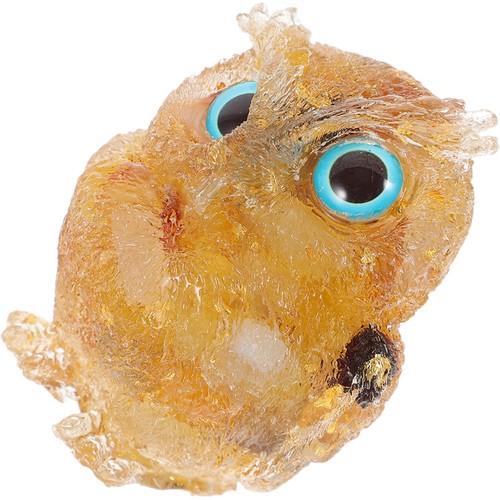 Decorative Crystal Owl Statue Ornament Lovely Owl Decor for Office and Home - Zdjęcie 1 z 19