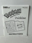 Instruction Manual Only Vintage 1998 Pokémon Pokedex Tiger Electronics Toy