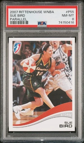 2007 Rittenhouse Sue Bird /333 #P55 | PSA 8 Seattle Storm WNBA HOF - Low Pop!