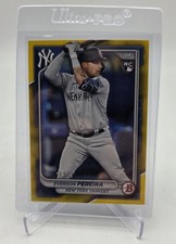 2024 Bowman - Everson Pereira #93 Chrome Yellow Refractor /75 (RC)