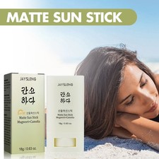 Matte Sunscreen Stick SPF 50 with Camellia Oil, Non-greasy