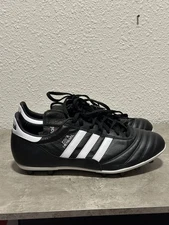 Adidas Copa Mundial Leather Black White Soccer Cleat 015110 Rare Men's Size 11.5