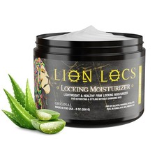 Lion Locs Dreadlock Locking Gel for Retwists, Braids No Buildup