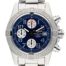 BREITLING A13381 Avenger 2 Chrono WATCH blue SS AT