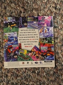 Nights Into Dreams... (Sega Saturn, 1996) (Sampler) DISC WITH SLEEVE