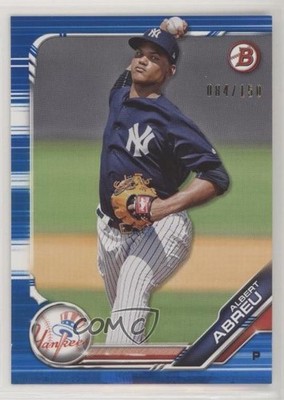 2019 Bowman Prospects Blue 84/150 Albert Abreu #BP-147 6h5