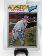 2026 Steve Foucault Topps Heritage #459 1977 Topps Buyback Texas Rangers
