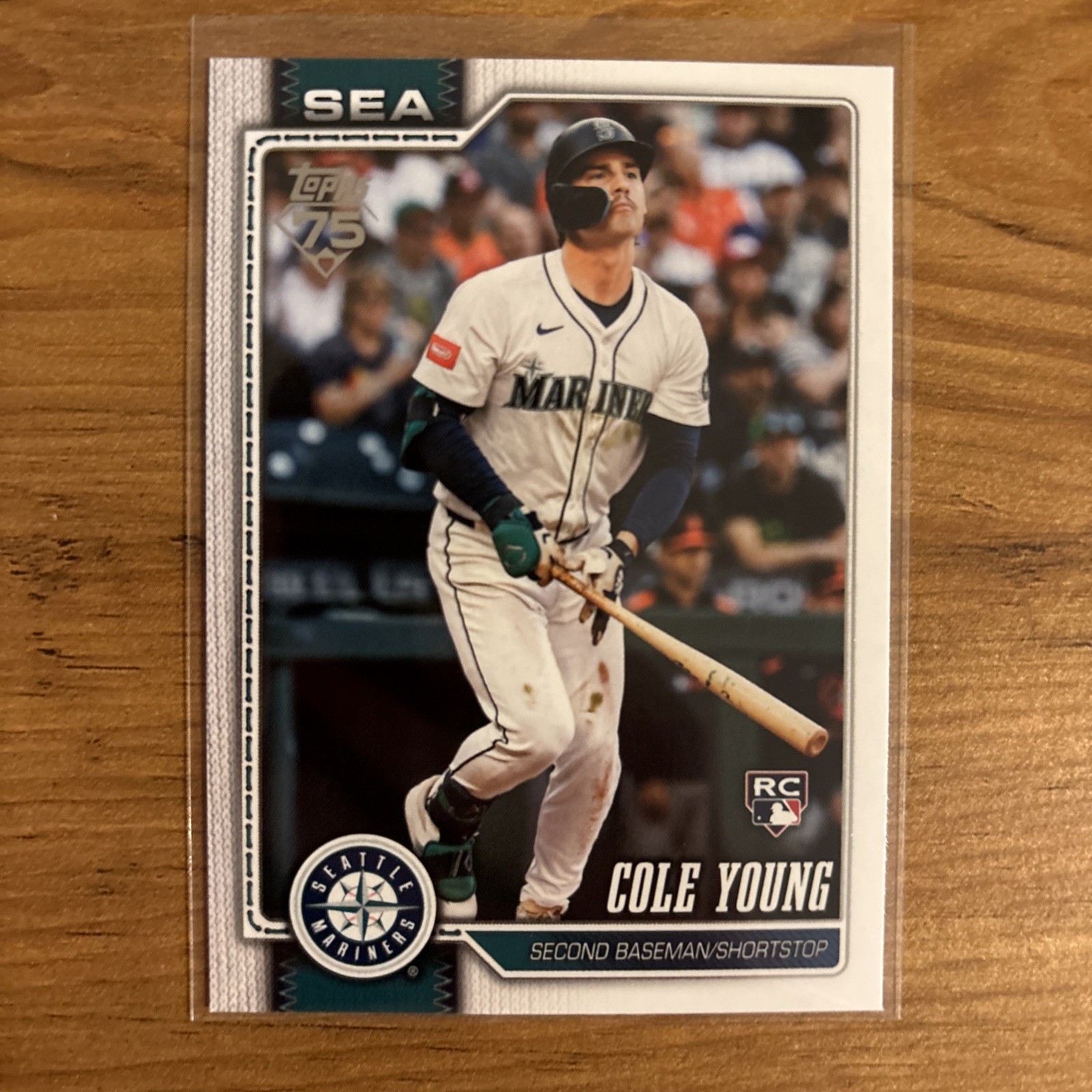 2026 Topps Series 1 Cole Young RC #129 Mariners 