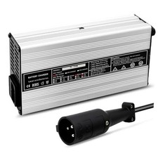 48 Volt 6 Amp Golf Cart Battery Charger with 3-Pin Round Plug Compatible with