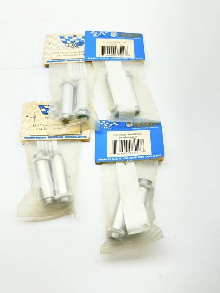 Robinson Racing Products Traxxas Tmaxx 8510 Nat/Alum. 1 pair Shock Bodies Silver - Image 3 of 4