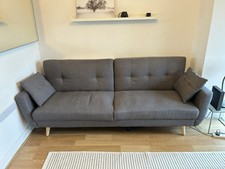 3 seater Click Clack Sofa Bed Comfortable Sleep (Collection Only)