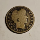 1893 Barber Quarter Circulated