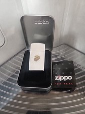 VTG USMC Marine Corps Insignia Zippo Lighter W/ Case Made In USA