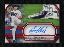 2025 Topps Tribute Tribute To Cleats Auto Red 5/10 Gerrit Cole #TTC-GC Auto lz7