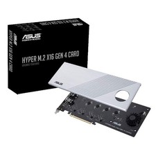 ASUS Hyper M.2 X16 PCIe 4.0 X4 Expansion Card Supports 4 NVMe M.2 2242/2260/228