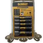 DEWALT MaxFit Ultra Magnetic Nut Driver Drill Bits Set Of 5 Steel Gray DWAFTND5
