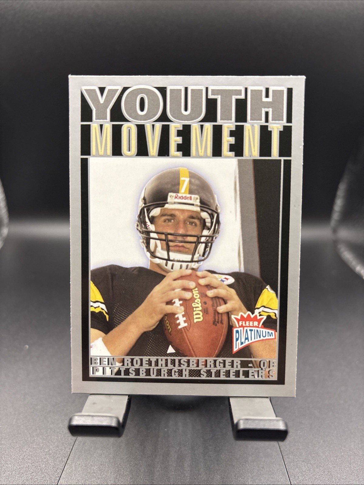 Ben Roethlisberger Fleer Platinum Youth Movement #5 Base