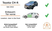 Lautsprecher Boxen Vorne Kenwood KFC-S1756 FüR Toyota CH-R 2X Tief-MitteltöNer M