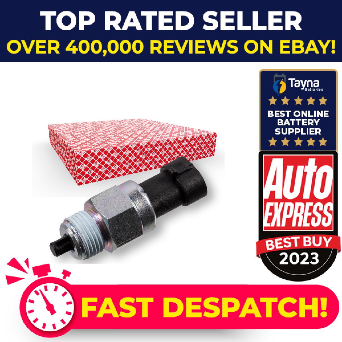 Reverse Light Switch fits FIAT PUNTO 176, 188, 199 1993 on Manual Transmission