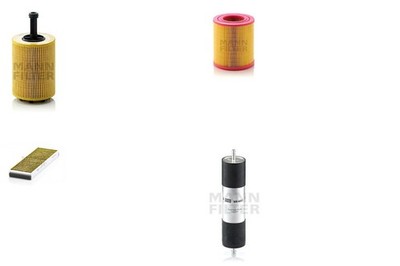 MANN-FILTER Inspektionspaket Filtersatz XL Filtereinsatz Leitungsfilter für AUDI