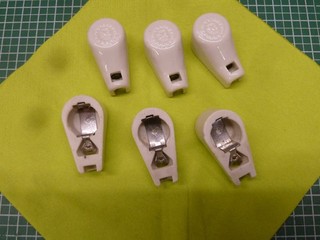 Anodenkappe Röhrenkappe keramisch Anodenanschluß ca 13mm 6 Teile Text Fotos!