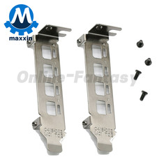 2pcs New Low Profile Bracket for NVIDIA Quadro K1200 NVS 510 P400 P600 P1000 US