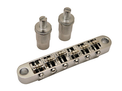 Chrome Tune-O-Matic Bridge w/ Roller Saddles for Epiphone Les Paul, SG, ES, Dot