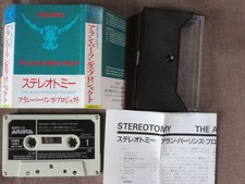 ALAN PARSONS PROJECT Stereotomy JAPAN CASSETTE 28RT-10 SLIP CASE-TORN  INSERT
