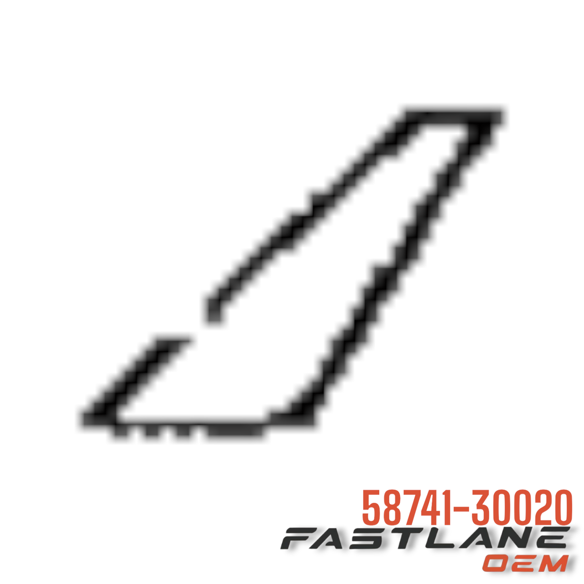 2013-2020 LEXUS GS RIGHT QUARTER PANEL PROTECTOR NEW OEM 58741