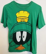 Marvin the Martian T-shirt Youth Sz 14-16 Vintage Crackle