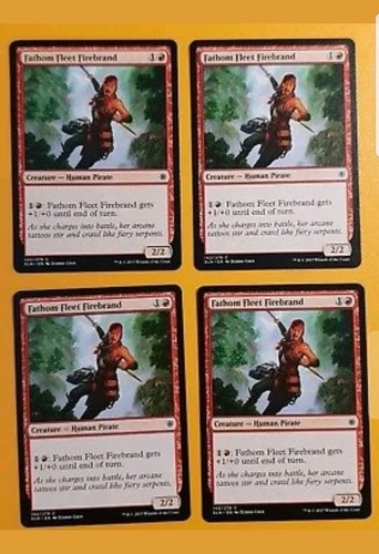 #654 | FATHOM FLEET FIREBRAND | PLAYSET | IXALAN | MTG | MINT