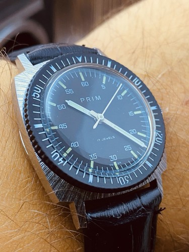 Rare Vintage PRIM Men's Mechanical Hand-Winding Watch Czechoslovakia #7073 - Picture 20 of 23