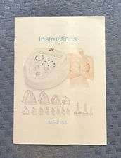 Vacuum Therapy Massage Body Shaping Beauty Machine Breast Enlargement BRAND NEW