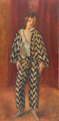 Josef Eberz - Dancer, Beatrice Mariagraete (1923) - 17'' x 22'' Fine Art Print
