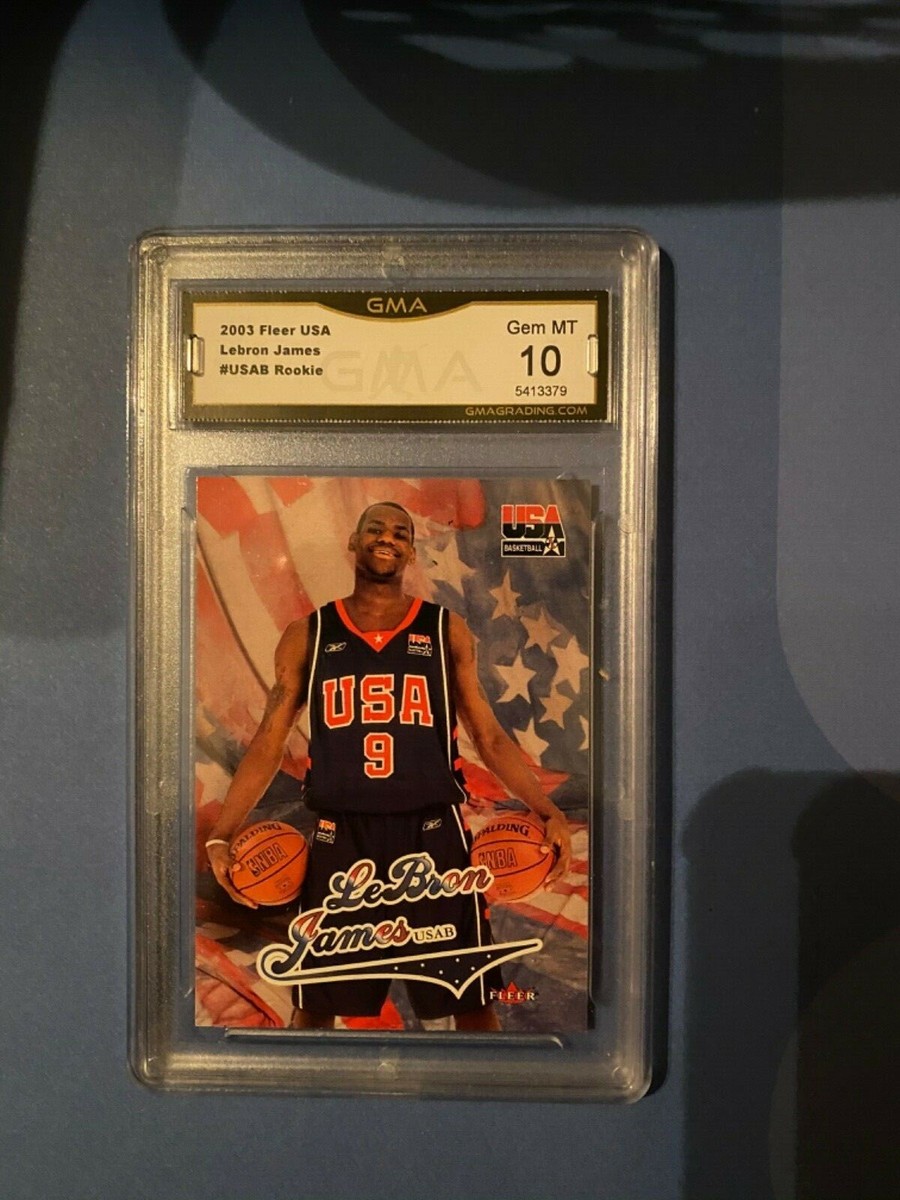 lebron james sports card