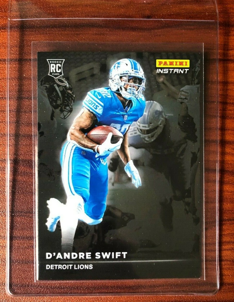 2020 Panini Instant Rookie Spotlight D'ANDRE SWIFT RS8 RC Rookie Card PR 1155
