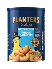 PLANTERS Deluxe Lightly Salted Whole Cashews,1lb 2.25oz Resealable Free Shipping