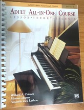 BOOK: Alfred's Basic Adult All-In-One Piano Course: Level 1 Palmer Manus Lethco