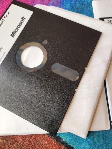 Microsoft MS-DOS 6.2 OS Plus Enhanced Tools Vintage OS 5.25" Disks Set Of 4 - Picture 2 of 2