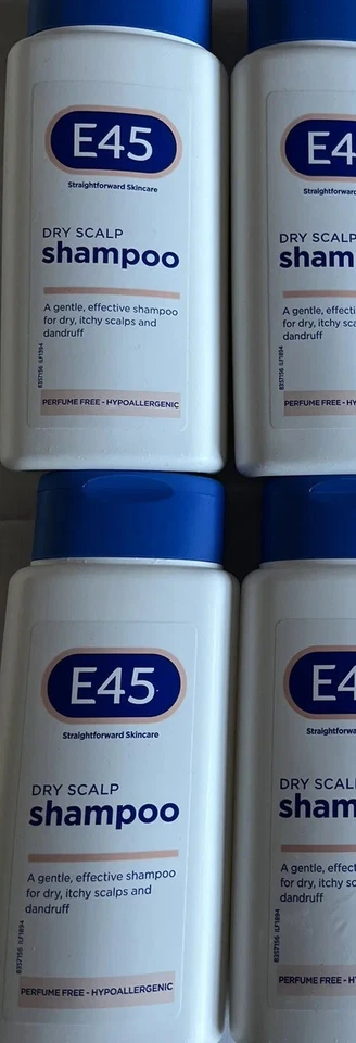 E45 Dermatological Dry Itchy Flaky Scalp Dandruff Shampoo 200ml X 6 - Image 2 of 2