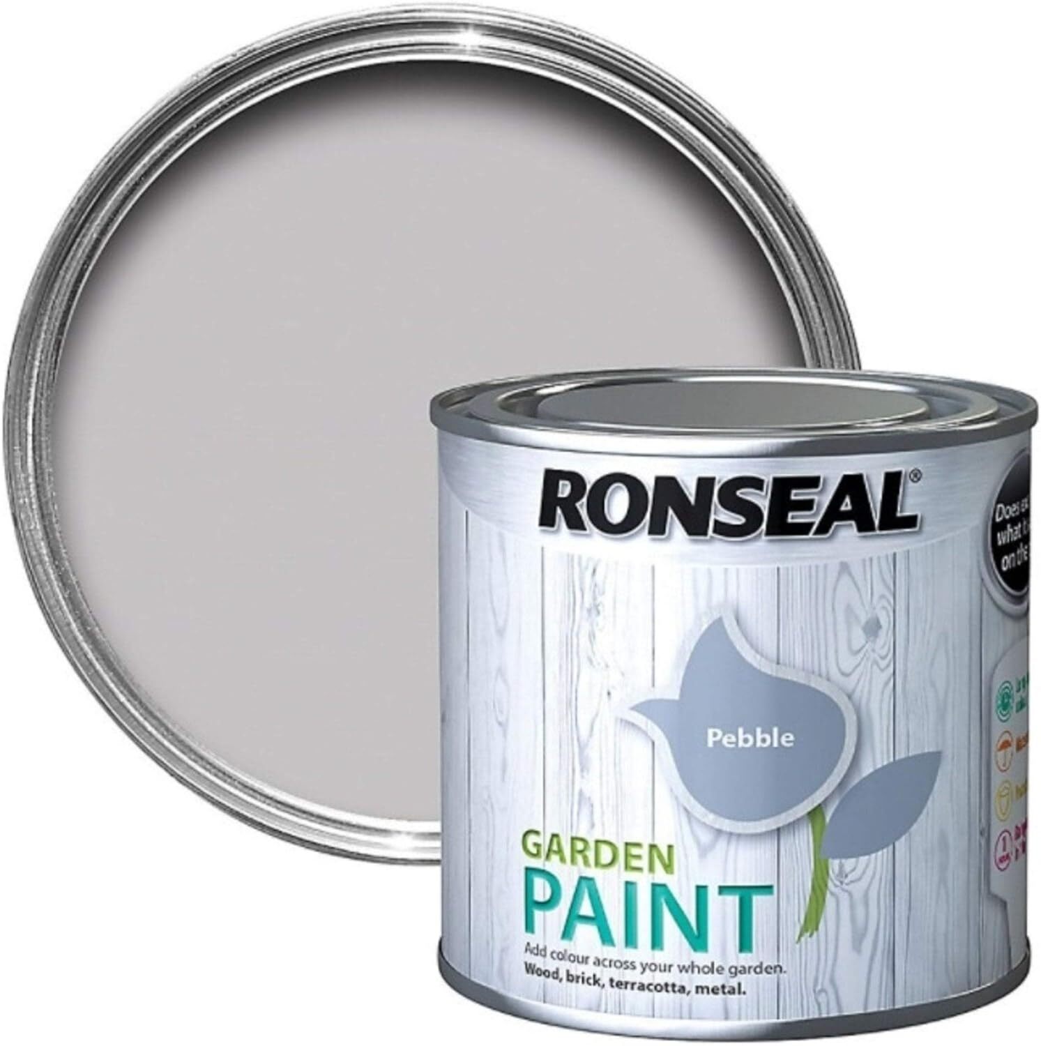 Ronseal Outdoor Garden Paint 2.5L Exterior Wood Metal Stone Brick All