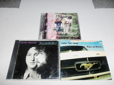AZTEC TWO-STEP   Lot of 3  CD'S:  HWY SIGNS 25th ANNIV CONCERTS-SEE IT WAS LIKE.
