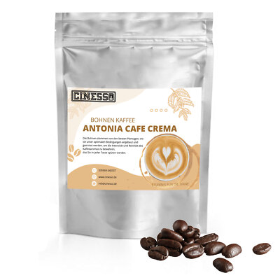 Kaffee Bohnen Antonia Cafe Crema 1 kg