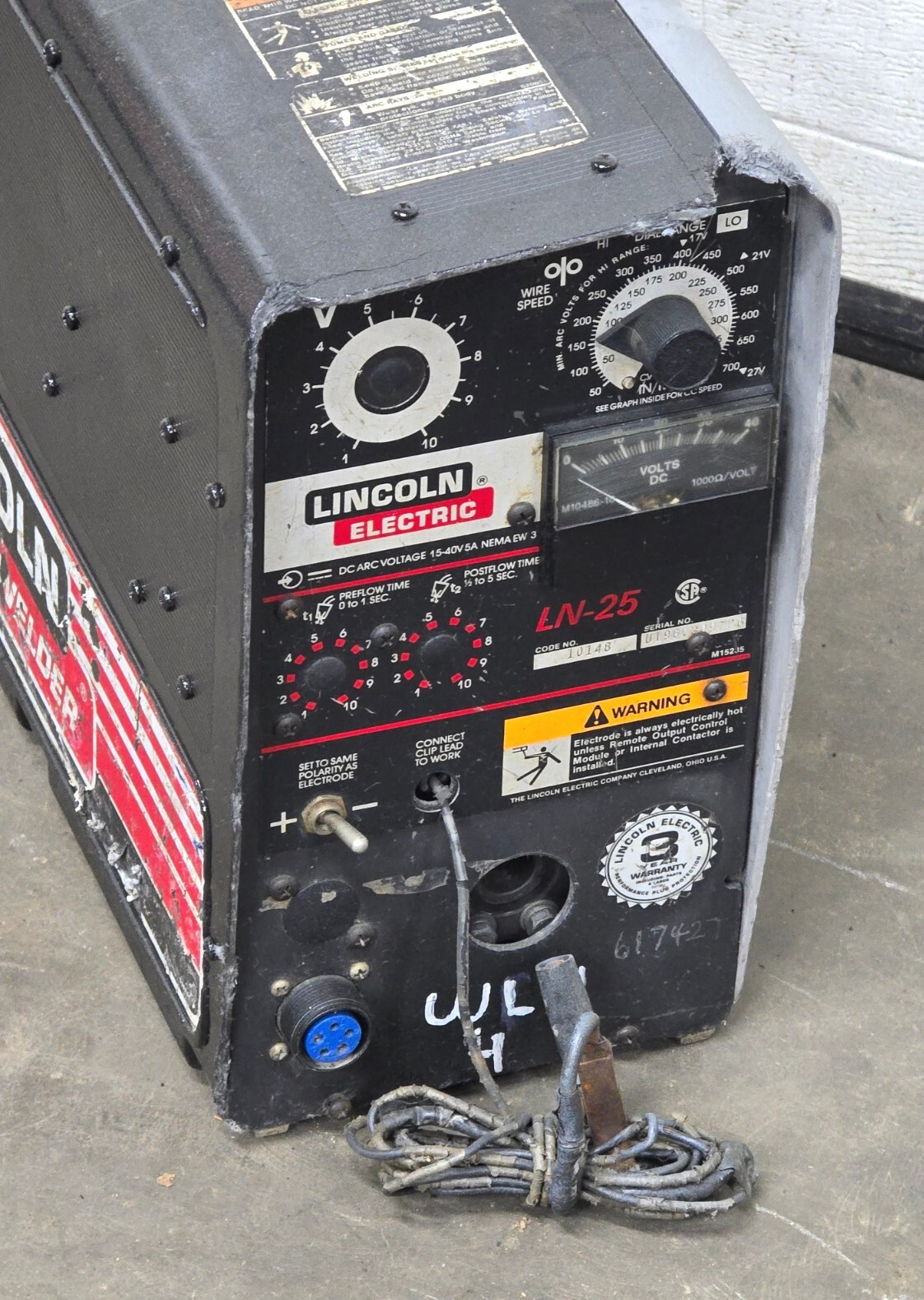 Lincoln LN25 Suitcase MIG Wire Feed Welder PARTS 1 eBay